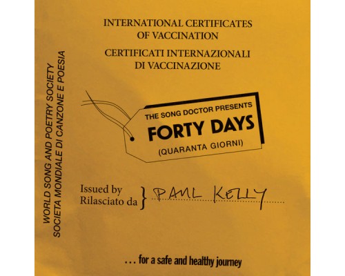 Paul Kelly - Forty Days