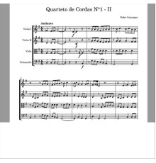 Pedro Camargos - Quarteto De Cordas No. 1 (Para Olívia)