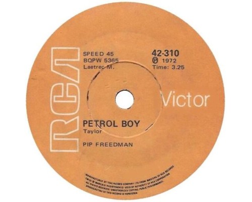 Pip Freedman - Petrol Boy