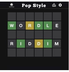 Pop Style - Wordle Riddim