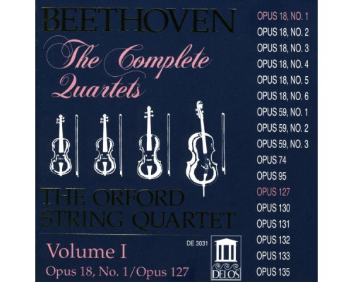 Quatuor à cordes Orford - Beethoven : Quatuors à cordes n°1 & 12 (Vol. 1) (Quatuor à cordes Orford)