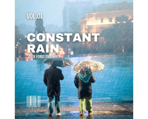 Rain Loop - Constant Rain with Piano Melodies