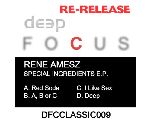 Rene Amesz - Special Ingredients EP