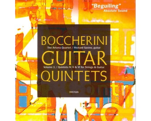 Richard Savino, The Artaria Quartet - Boccherini: Guitar Quintets Nos. 4, 5 & 6