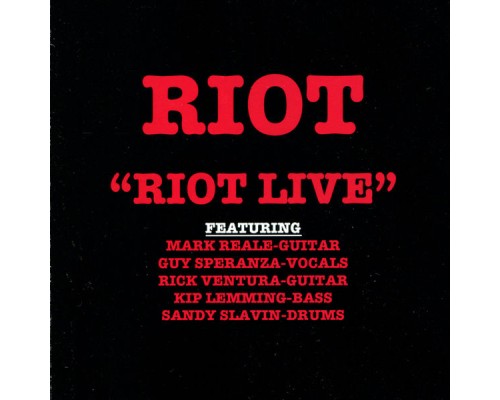 Riot - Riot Live