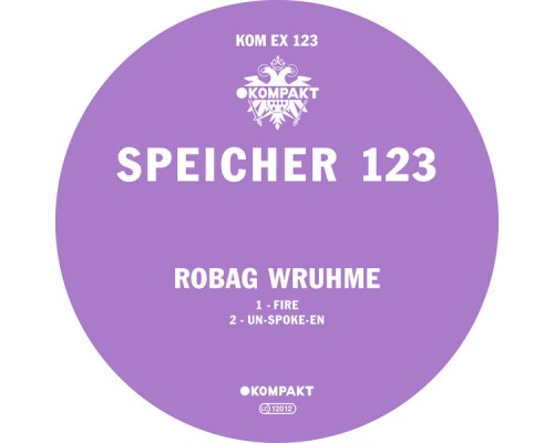 Robag Wruhme - Speicher 123