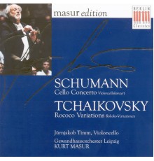 Robert Schumann - Pyotr Il'yich Tchaikovsky - SCHUMANN, R.: Cello Concerto / TCHAIKOVSKY, P.I.: Variations on a Rococo Theme (Timm, Leipzig Gewandhaus Orchestra, Masur)