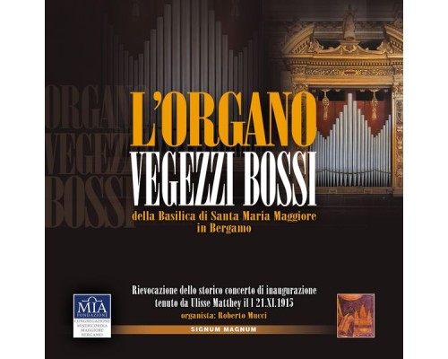 Roberto Mucci - L'organo Vegezzi Bossi della Basilica di Santa Maria Maggiore in Bergamo (Live)