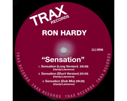 Ron Hardy - Sensation