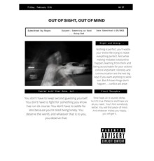 Royce - out of sight, out of mind
