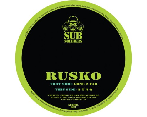 Rusko - Gone 2 Far