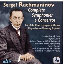 Sviatoslav Richter, Byron Janis, Arturo Benedetti Michelangeli, Moscow State Symphony, London Symphony Orchestra, Pavel Kogan & Gennadi Rozhdestvensky - Rachmaninov: Complete Symphonies & Concertos