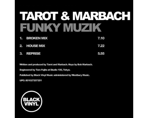 Tarot, Marbach - Funky Muzik