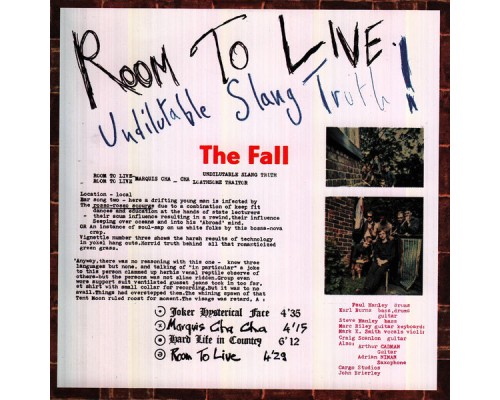 The Fall - Room to Live