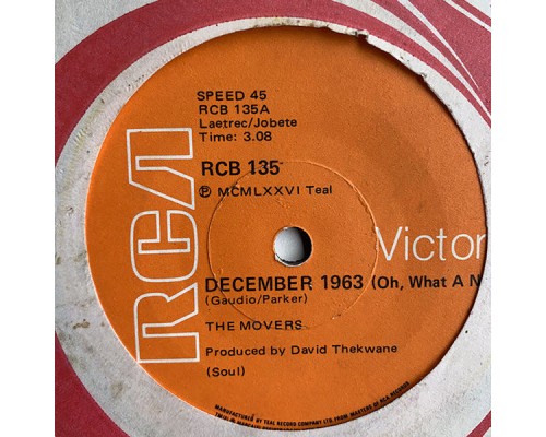 The Movers - December 1963