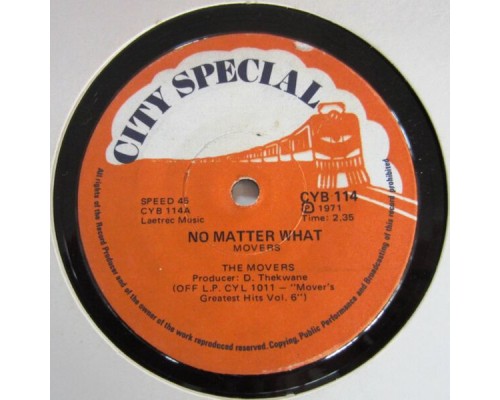 The Movers - No Matter What