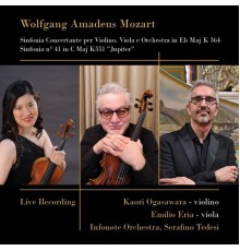 Various Artists - Mozart - Sinfonia concertante K 364, Sinfonia No. 41, K 551 (Jupiter)  (Live Recording)