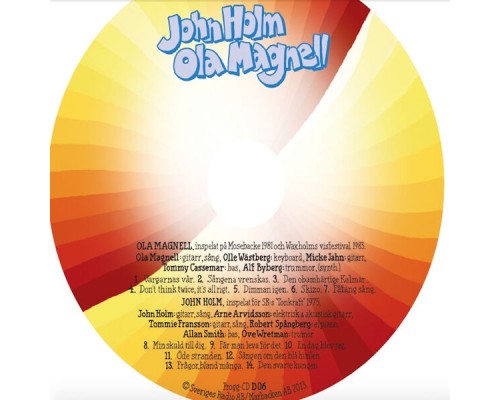 Various Artists - Progglådan Box D: Melodisk Rock Various Artists - Progglådan Box D: Melodisk Rock