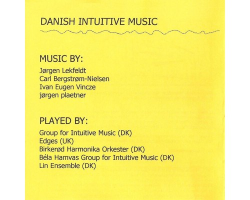 Various Artists - Danish Intuitive Music