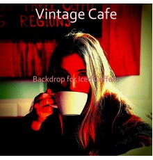 Vintage Cafe - Backdrop for Iced Coffees