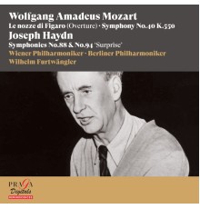Wilhelm Furtwängler, Wiener Philharmoniker, Berliner Philharmoniker - Mozart: Le Nozze di Figaro (Overture), Symphony No. 40 - Joseph Haydn: Symphonies Nos. 88 & 94