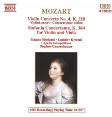 Wolfgang Amadeus Mozart - MOZART: Violin Concerto No. 4 / Sinfonia Concertante
