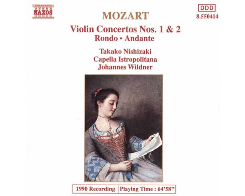 Wolfgang Amadeus Mozart - Camille Saint-Saens - MOZART: Violin Concertos Nos. 1 and 2