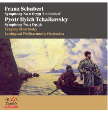 Yevgeny Mravinsky, Leningrad Philharmonic Orchestra - Franz Schubert: Symphony no. 8 "Unfinished" - Piotr Ilyich Tchaikovsky: Symphony No. 4