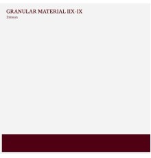 Zimoun - Granular Material IIX-IX